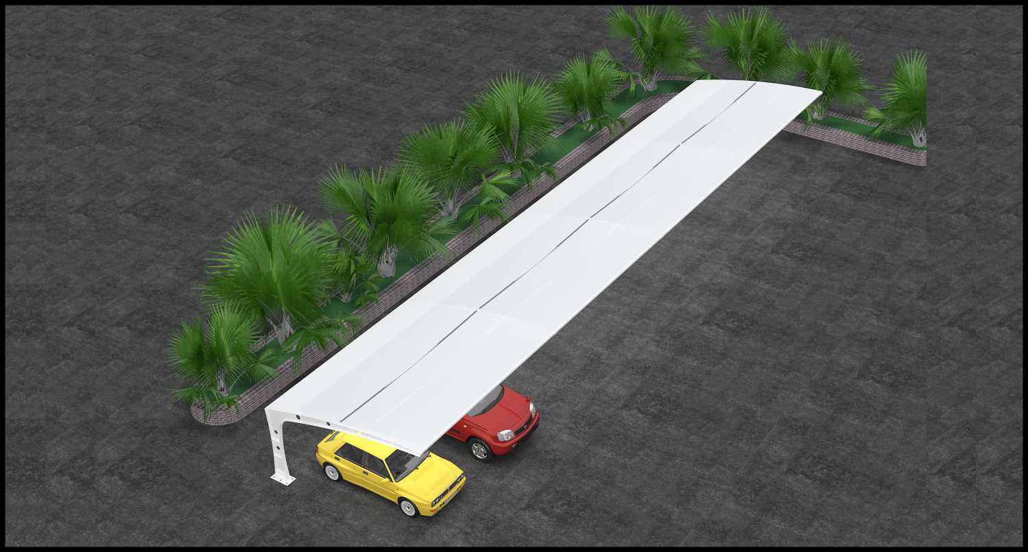 充电膜结构停车棚-2