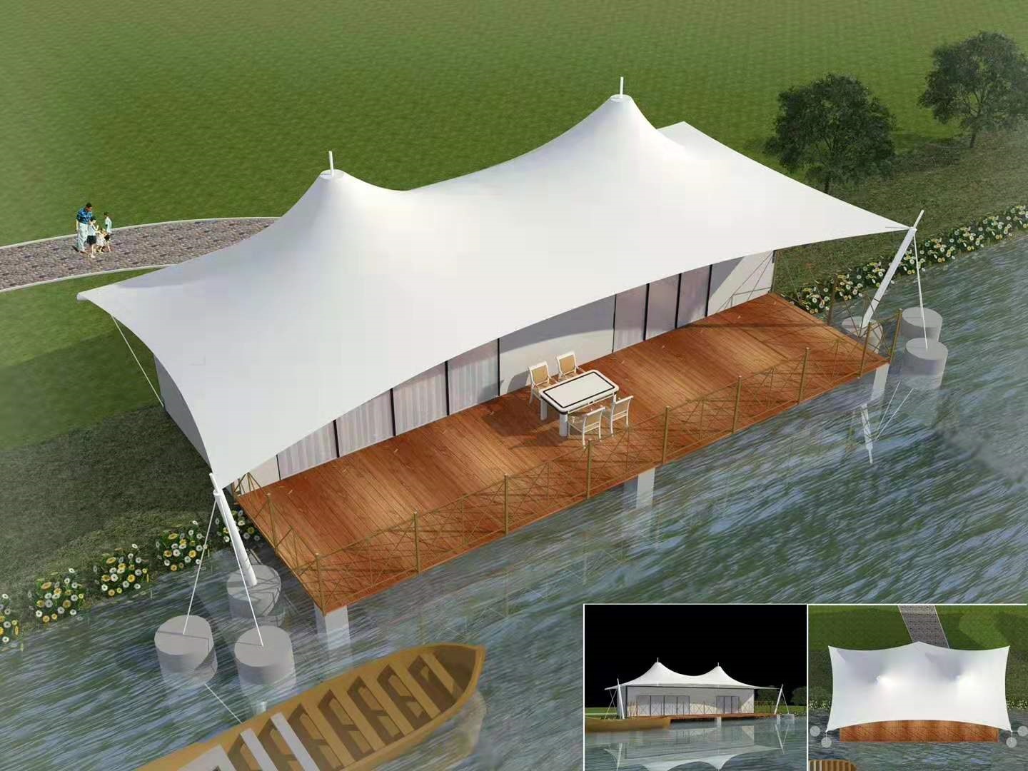 膜结构体育场看台价格-1