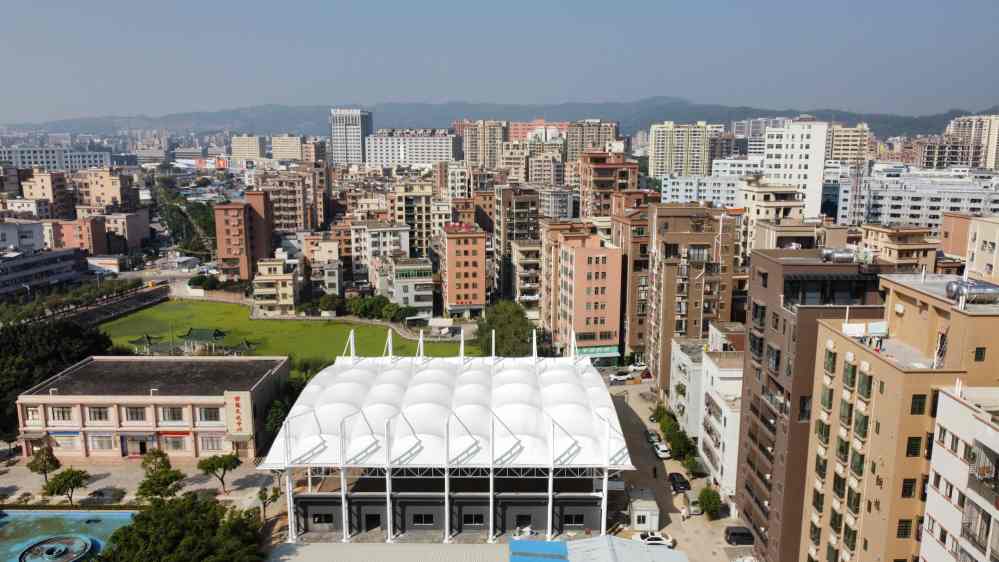 遮阳膜结构雨棚-2